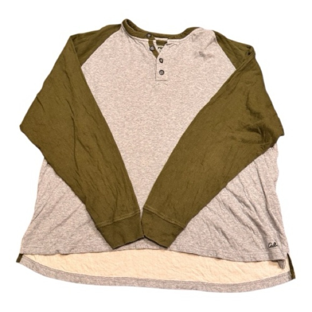 Men's Button Down Sweatshirt 2XL